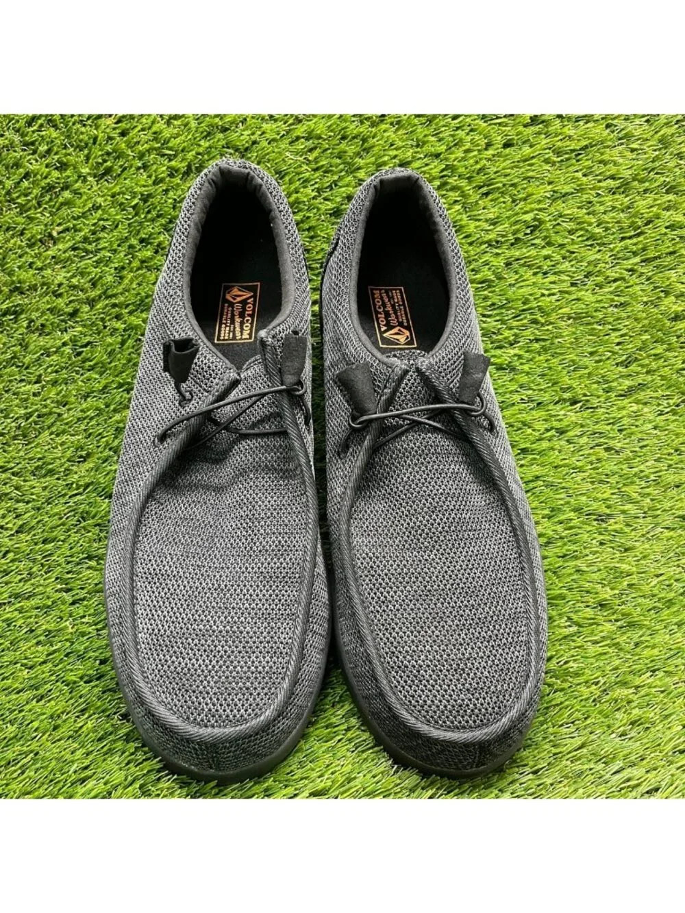 Volcom Chill Mens Size 12E Black Composite Toe Safety Working Slip-On Shoes